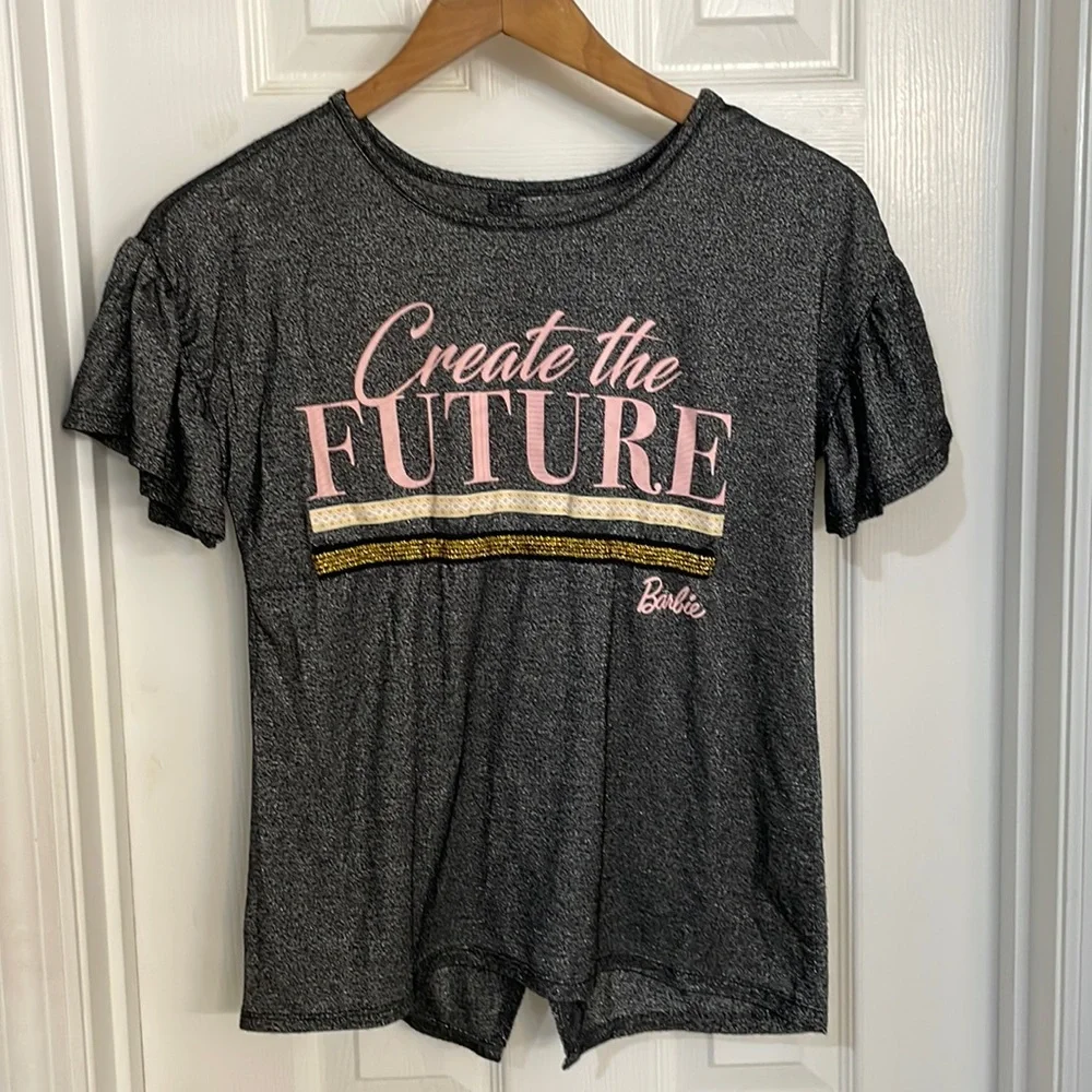 Barbie Girls 60th Anniversary Create Future Top Sz M EUC